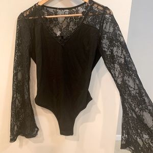 ‼️‼️ SOLD ‼️‼️ Black Lace Bodysuit
